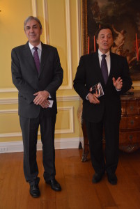 Ambassador of Portugal Nuno Brito, Jerome Barry, Director Embassy Series, Foto: Simon Morris